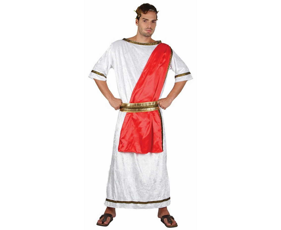 Role play-set for adult Greek King (robe, belt, headpiece), size 52